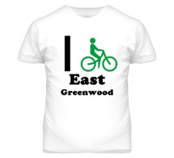 East Greenwood Missouri I Bike Green T Shirt