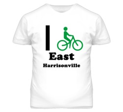 East Harrisonville Missouri I Bike Green T Shirt