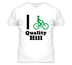 Quality Hill Kansas I Bike Green T Shirt