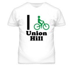 Union Hill Kansas I Bike Green T Shirt