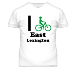 East Lexington Missouri I Bike Green T Shirt
