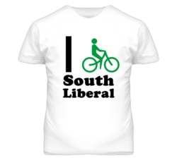 South Liberal Kansas I Bike Green T Shirt