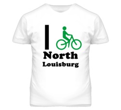 North Louisburg Kansas I Bike Green T Shirt