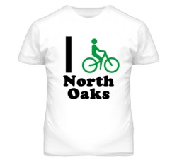 North Oaks Missouri I Bike Green T Shirt