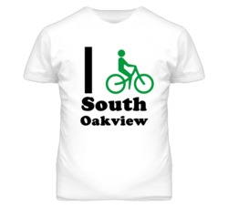 South Oakview Missouri I Bike Green T Shirt
