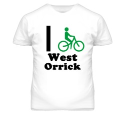 West Orrick Missouri I Bike Green T Shirt