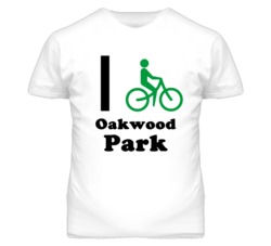 Oakwood Park Missouri I Bike Green T Shirt