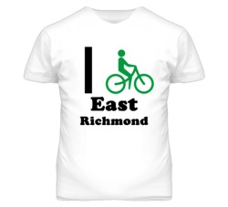 East Richmond Missouri I Bike Green T Shirt
