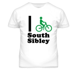South Sibley Missouri I Bike Green T Shirt