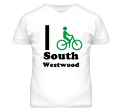 South Westwood Kansas I Bike Green T Shirt
