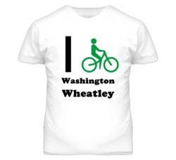 Washington Wheatley Kansas I Bike Green T Shirt
