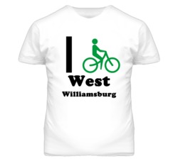 West Williamsburg Kansas I Bike Green T Shirt