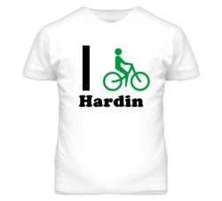 Hardin Missouri I Bike Green T Shirt