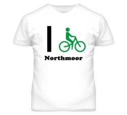 Northmoor Missouri I Bike Green T Shirt