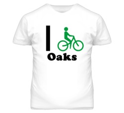 Oaks Missouri I Bike Green T Shirt