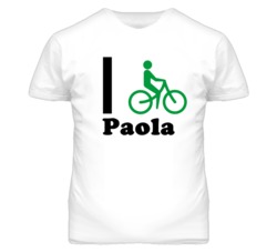 Paola Kansas I Bike Green T Shirt