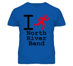 North River Bend Missouri I Run Green T Shirt