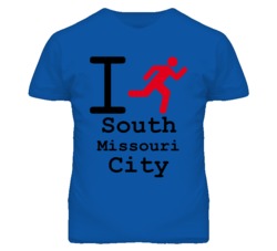 South Missouri City Missouri I Run Green T Shirt