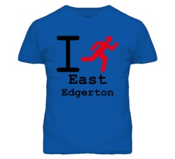 East Edgerton Kansas I Run Green T Shirt