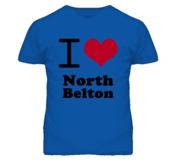 North Belton Missouri I Heart Love Green T Shirt