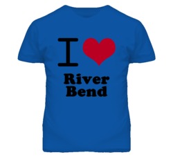 River Bend Missouri I Heart Love Green T Shirt