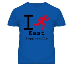 East Higginsville Missouri I Run Green T Shirt
