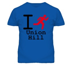 Union Hill Kansas I Run Green T Shirt