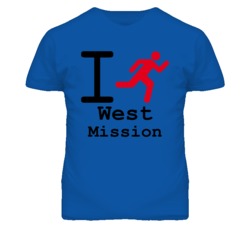West Mission Kansas I Run Green T Shirt