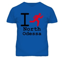 North Odessa Missouri I Run Green T Shirt