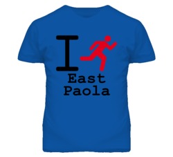 East Paola Kansas I Run Green T Shirt