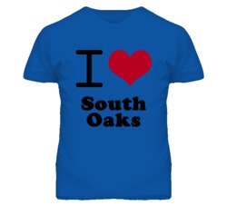 South Oaks Missouri I Heart Love Green T Shirt