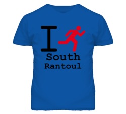 South Rantoul Kansas I Run Green T Shirt