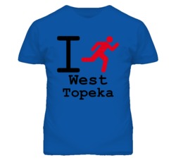 West Topeka Kansas I Run Green T Shirt