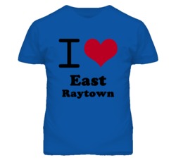 East Raytown Missouri I Heart Love Green T Shirt