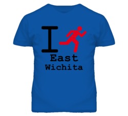 East Wichita Kansas I Run Green T Shirt