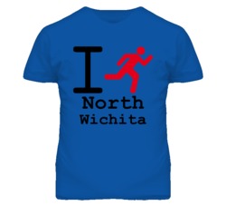 North Wichita Kansas I Run Green T Shirt