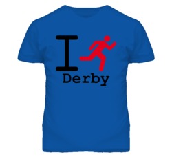 Derby Kansas I Run Green T Shirt