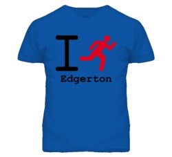 Edgerton Kansas I Run Green T Shirt