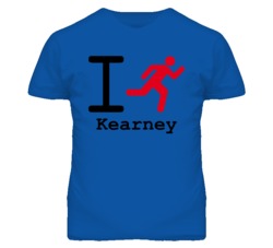 Kearney Missouri I Run Green T Shirt