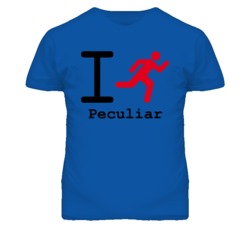 Peculiar Missouri I Run Green T Shirt