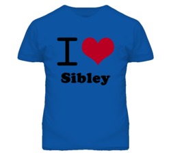 Sibley Missouri I Heart Love Green T Shirt