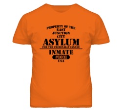 East Junction City Kansas Insane Prison Halloween T Shirt