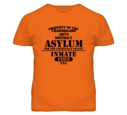 Crossroads Arts District Kansas Insane Prison Halloween T Shirt