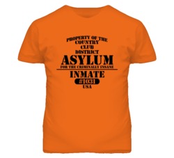 Country Club District Kansas Insane Prison Halloween T Shirt