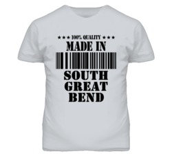 South Great Bend Kansas Made In Born Sport Grey T Shirt