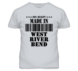 West River Bend Missouri Made In Born Sport Grey T Shirt
