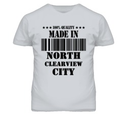 North Clearview City Kansas Made In Born Sport Grey T Shirt