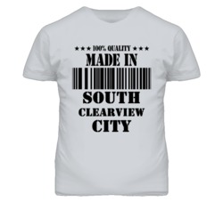 South Clearview City Kansas Made In Born Sport Grey T Shirt