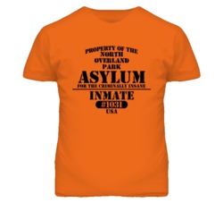 North Overland Park Kansas Insane Prison Halloween T Shirt