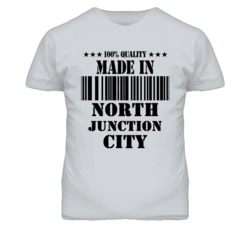 North Junction City Kansas Made In Born Sport Grey T Shirt